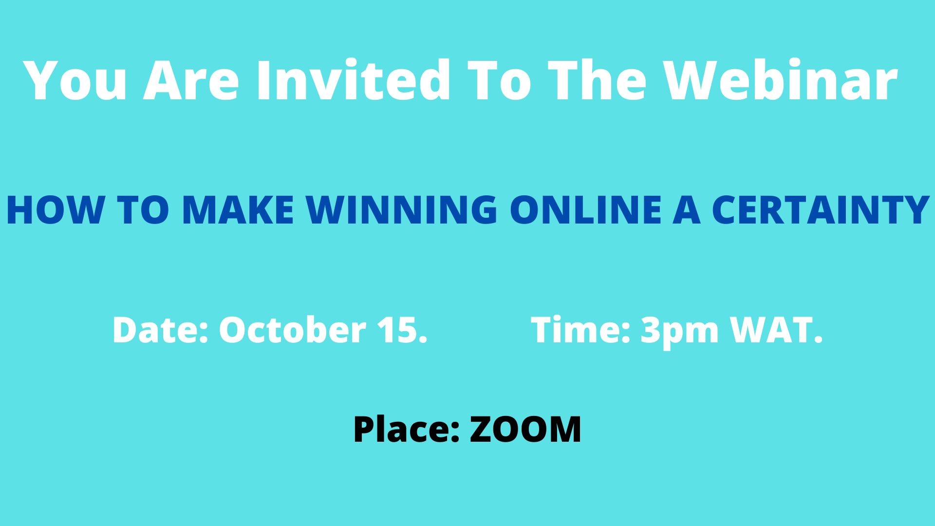 How To Make Winning Online A Certainty?